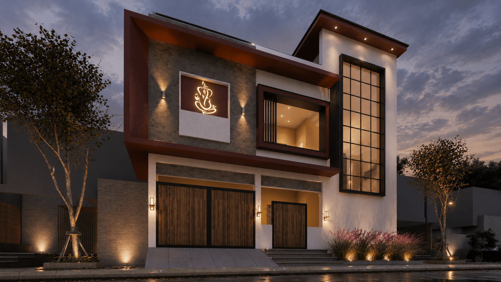 The Crimson Frame Residence